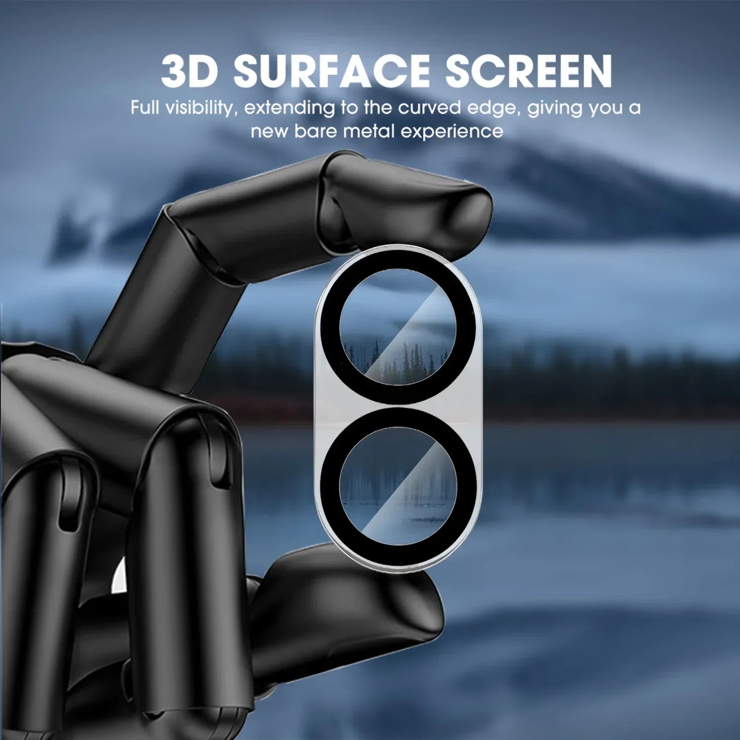 5-Pack Full-Cover 9H Tempered Glass Lens Film for Samsung Galaxy Z Flip 7