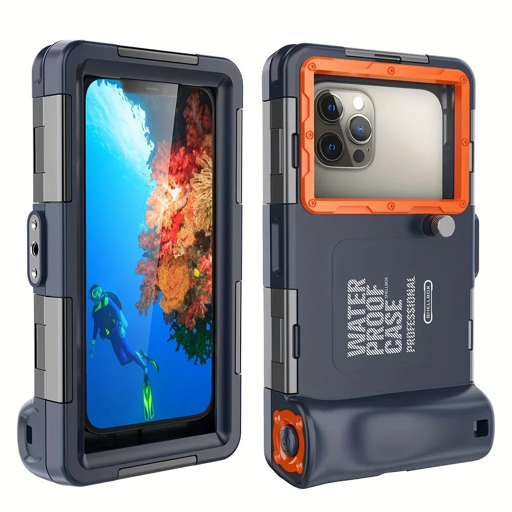 Waterproof Phone Case with Lanyard for Diving up to 15m