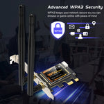 EDUP AX1800 WiFi 6 & Bluetooth 5.2 PCI-E Wireless Adapter