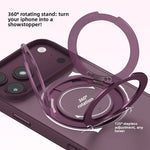 Shockproof MagSafe Case with 360° Rotatable Kickstand for iPhone 18 Series
