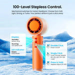 Vention Foldable Handheld Fan with LED Display and Lanyard