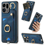 Luxury Leather Wallet Case for OPPO Find X9 / X9 Pro