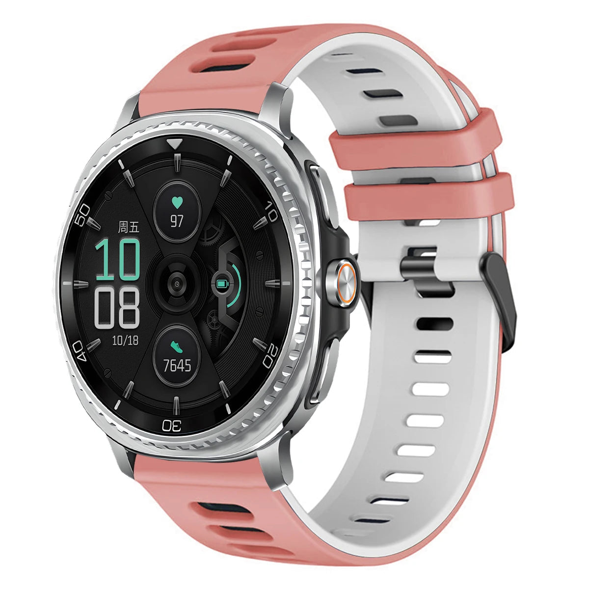 Durable No-Gap Sport Silicone Wristband for Samsung Galaxy Watch 8 & Galaxy Watch 8 Classic