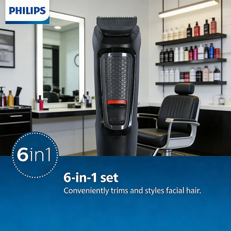 Philips Multigroom MG3710 6-in-1 Cordless Hair Clipper Kit