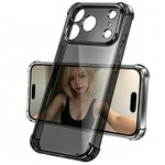 Transparent Shockproof Case with Air-Cushion Corner Bumpers for iPhone 17 Series