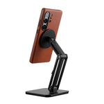 Luxury Oil Wax Leather Case with Magnetic Closure for Samsung Galaxy S25 Ultra