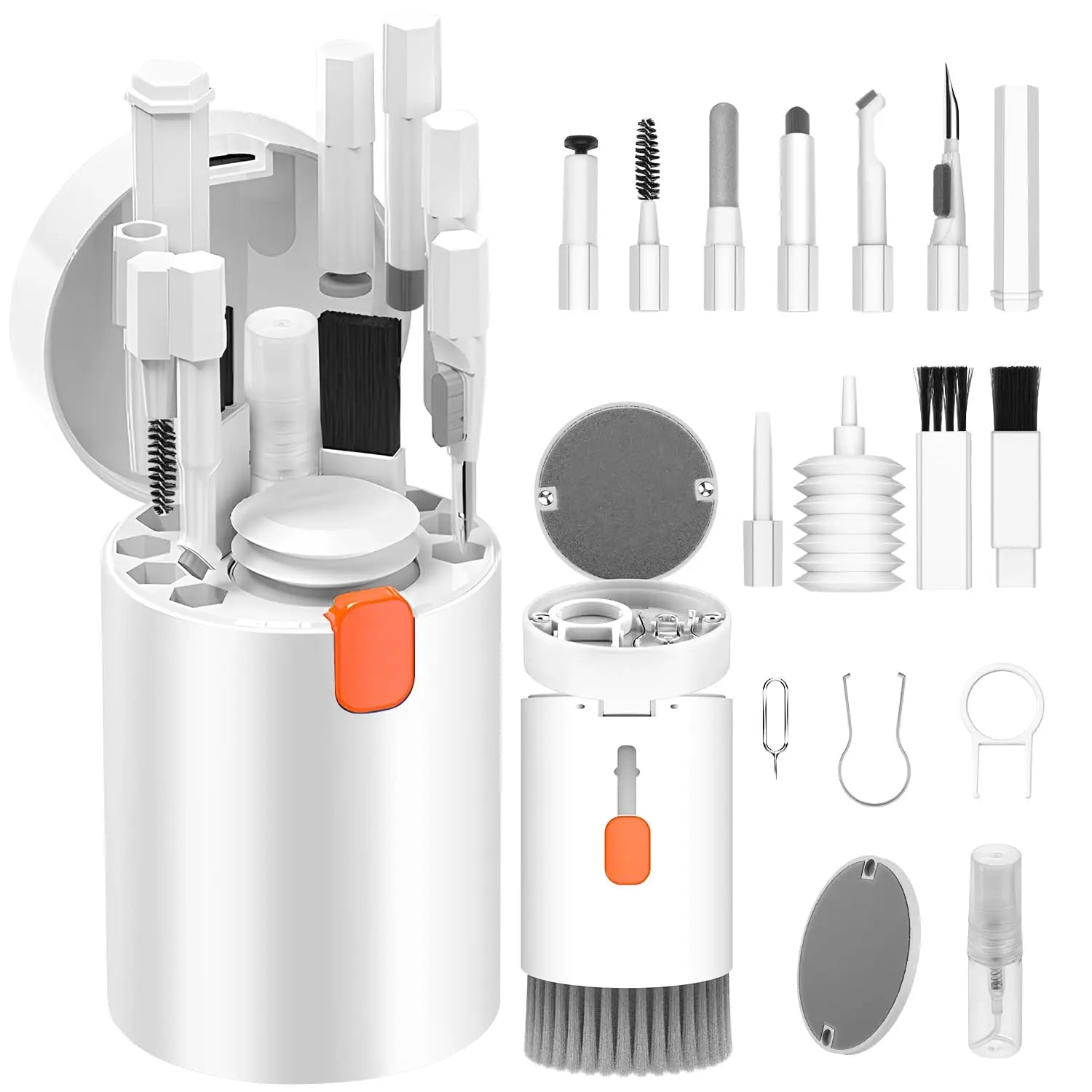 20-in-1 Multifunctional Cleaning Kit for Headphones, Keyboards, Laptops, and Cameras