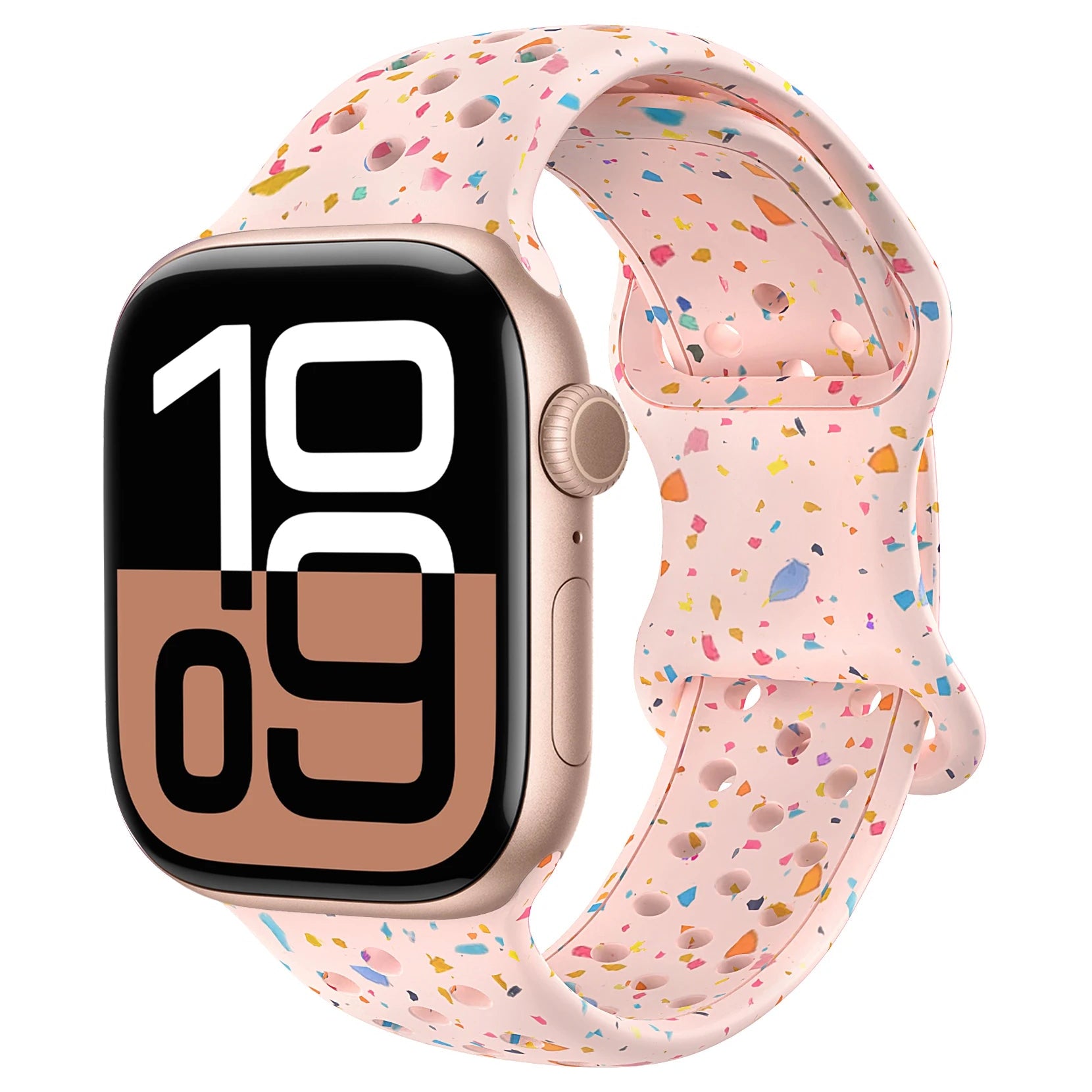 Breathable Sport Silicone Strap for Apple Watch