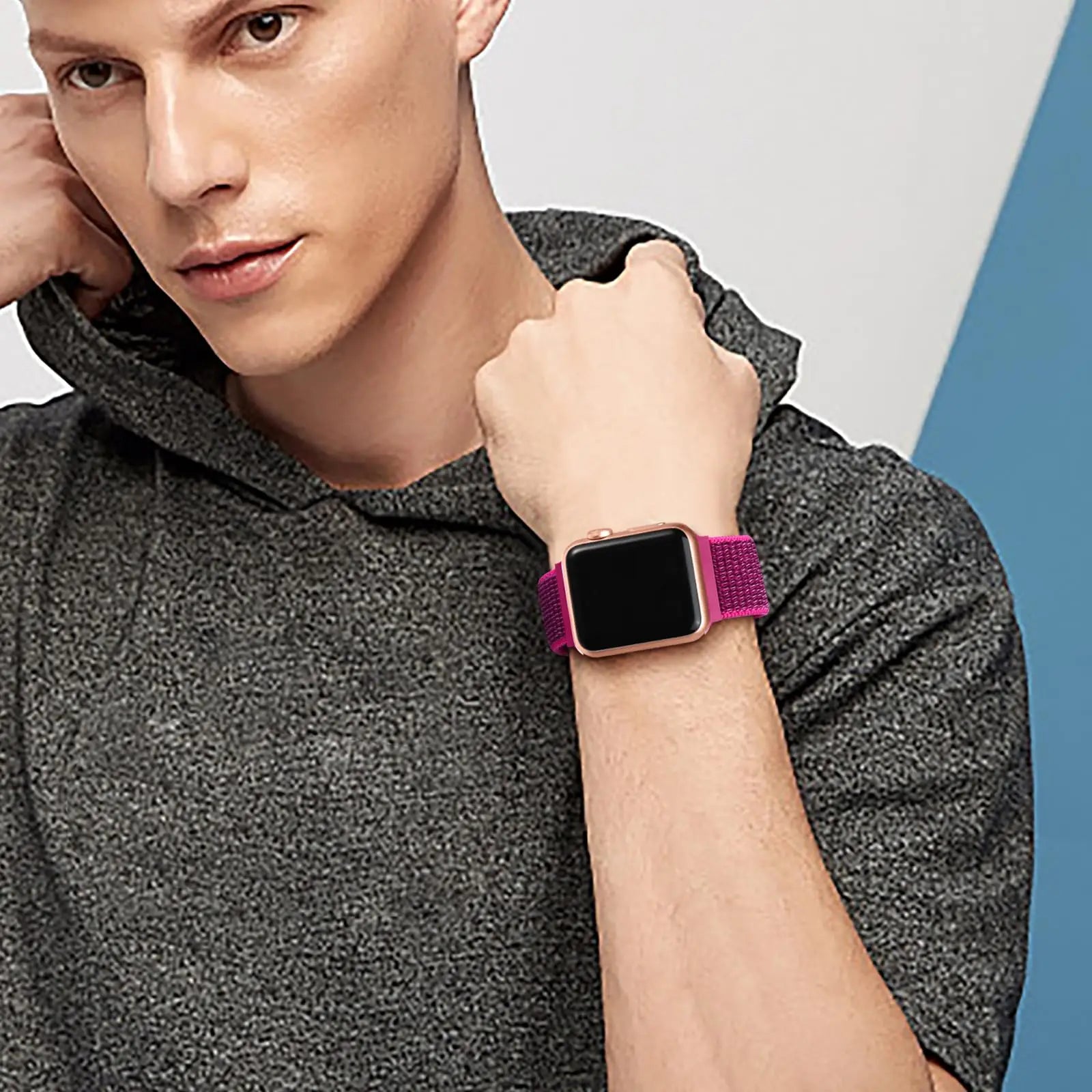 Comfortable Nylon Loop Strap for Apple Watch