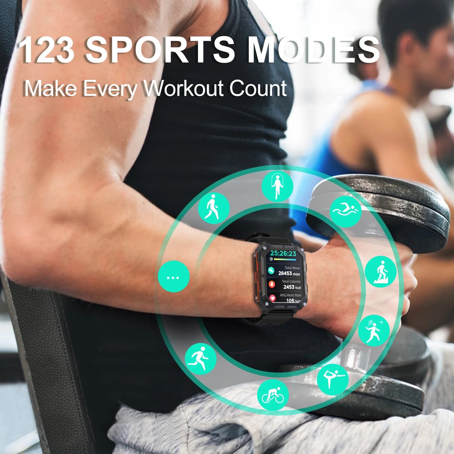 MISIRUN C20 Pro IP68 Smartwatch