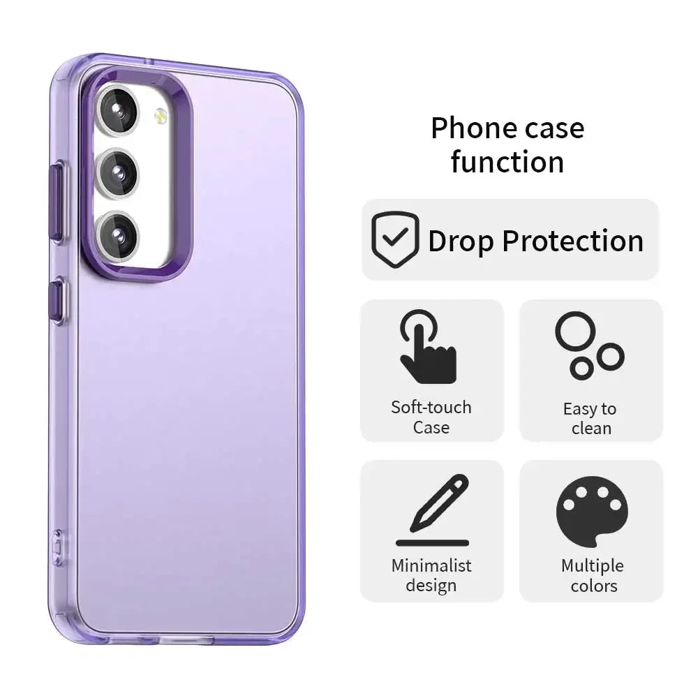 Slim Frosted Candy Matte Case for Samsung Galaxy A56