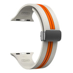 Textured Dual-Layer Band with Pin-and-Hole Adjustment for Apple Watch