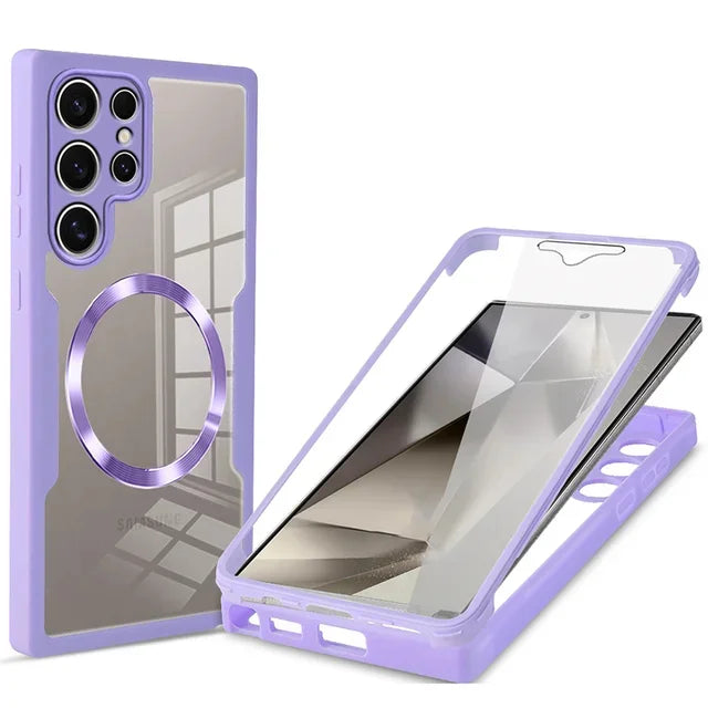 360° Full Protection Double-Sided Magnetic Case for Samsung Galaxy S25 Series