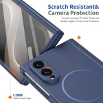 Frosted Hinge Protection Case with Magnetic Ring for Samsung Galaxy Z Fold 8