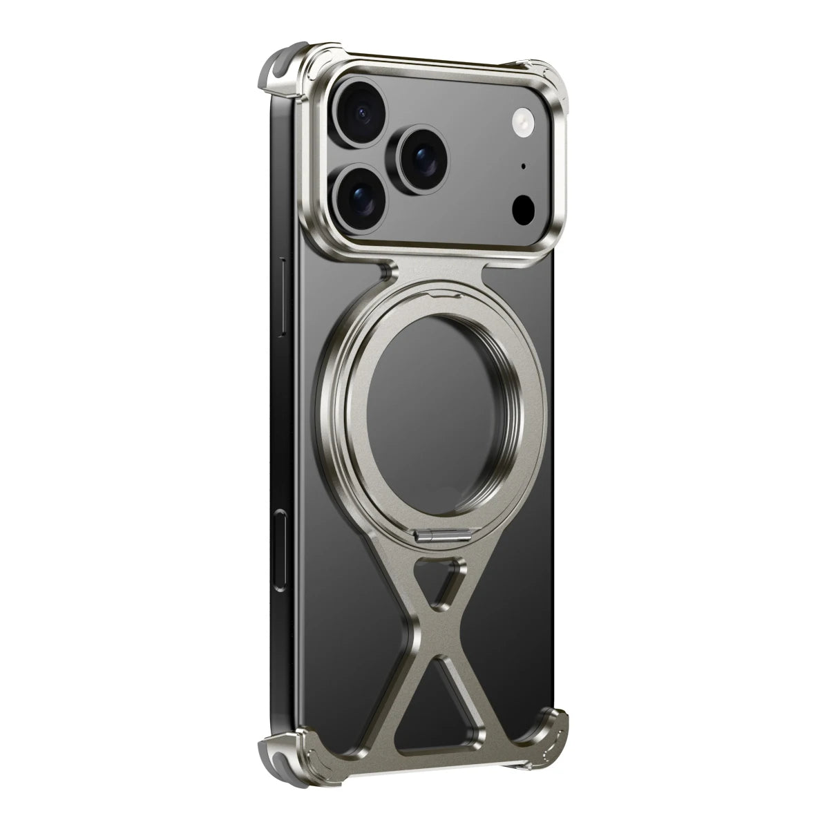 Hollow Out Aluminum Metal Case for iPhone 17 Pro and iPhone 17 Pro Max