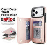 Small Fragrance Style Leather Wallet Case for iPhone 17 Series
