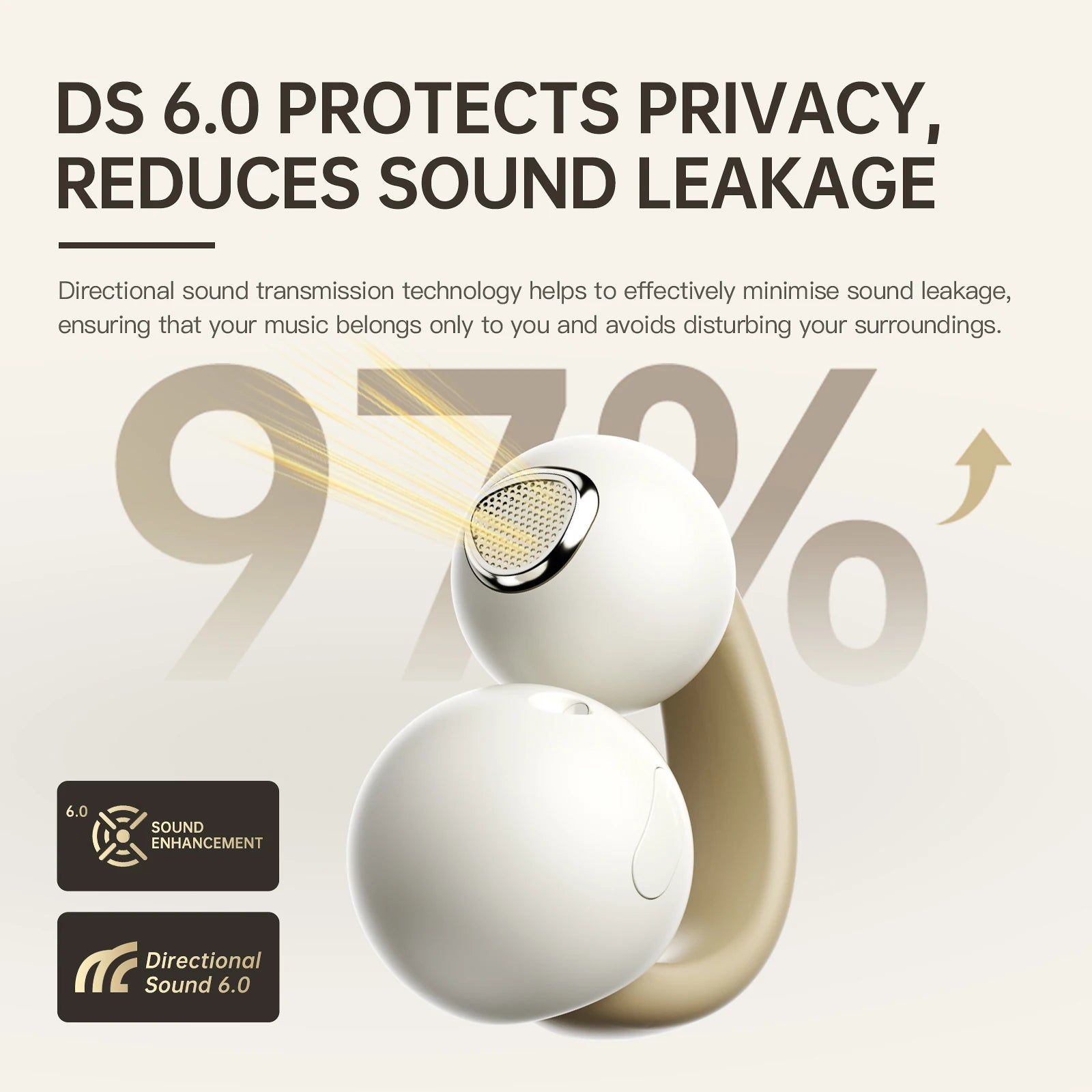 iKF Pet Clip Open-Ear Bluetooth Earbuds