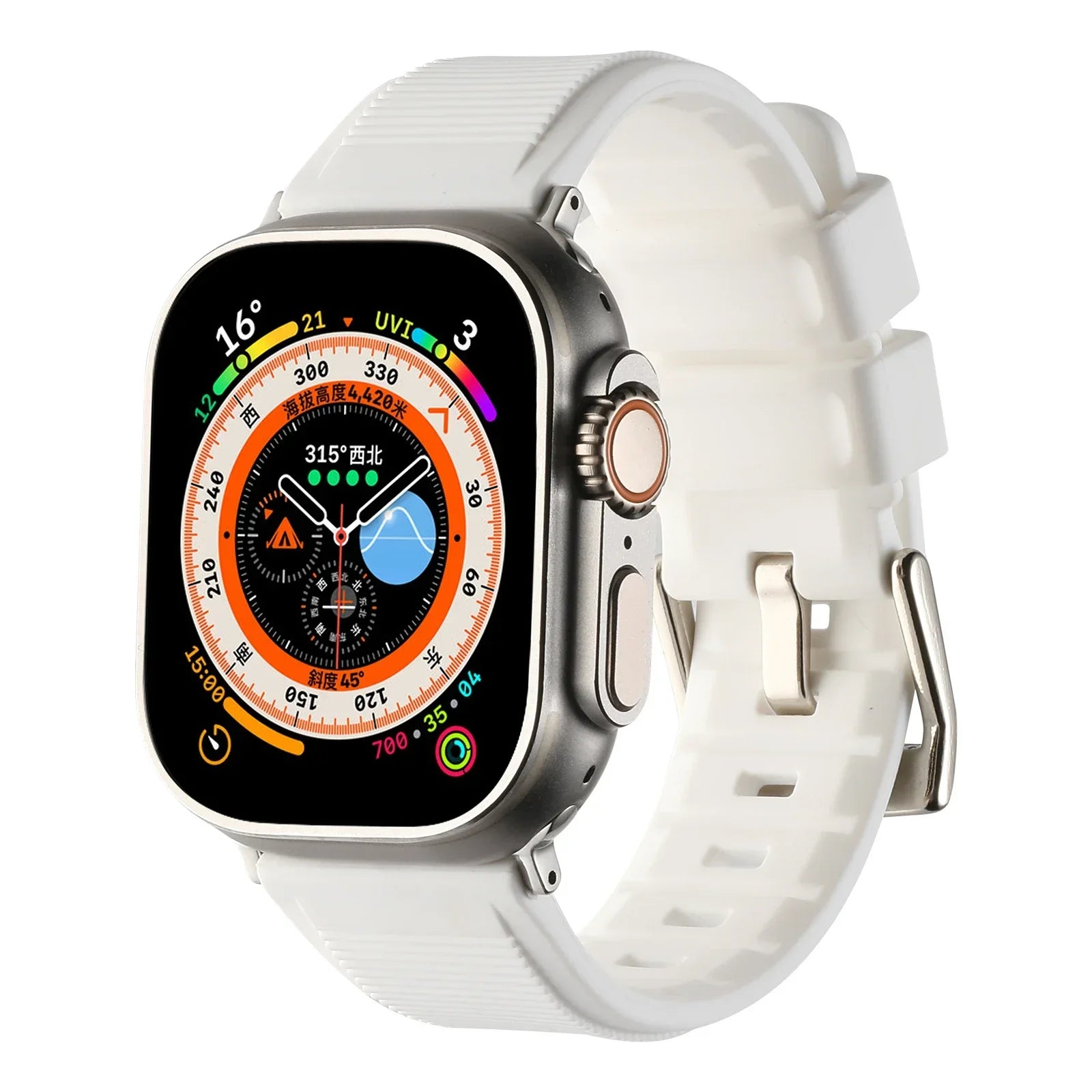 Durable Silicone Replacement Strap for Apple Watch