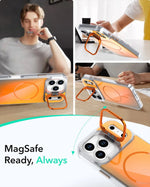 iPhone 17 Series Anti-Yellowing MagSafe Case with Lens Bracket