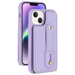 Crossbody Wristband Wallet Leather Card Slot Case for iPhone 15 Series