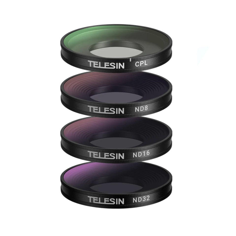TELESIN ND8 ND16 ND32 CPL Filter Set for Insta360 Go Ultra