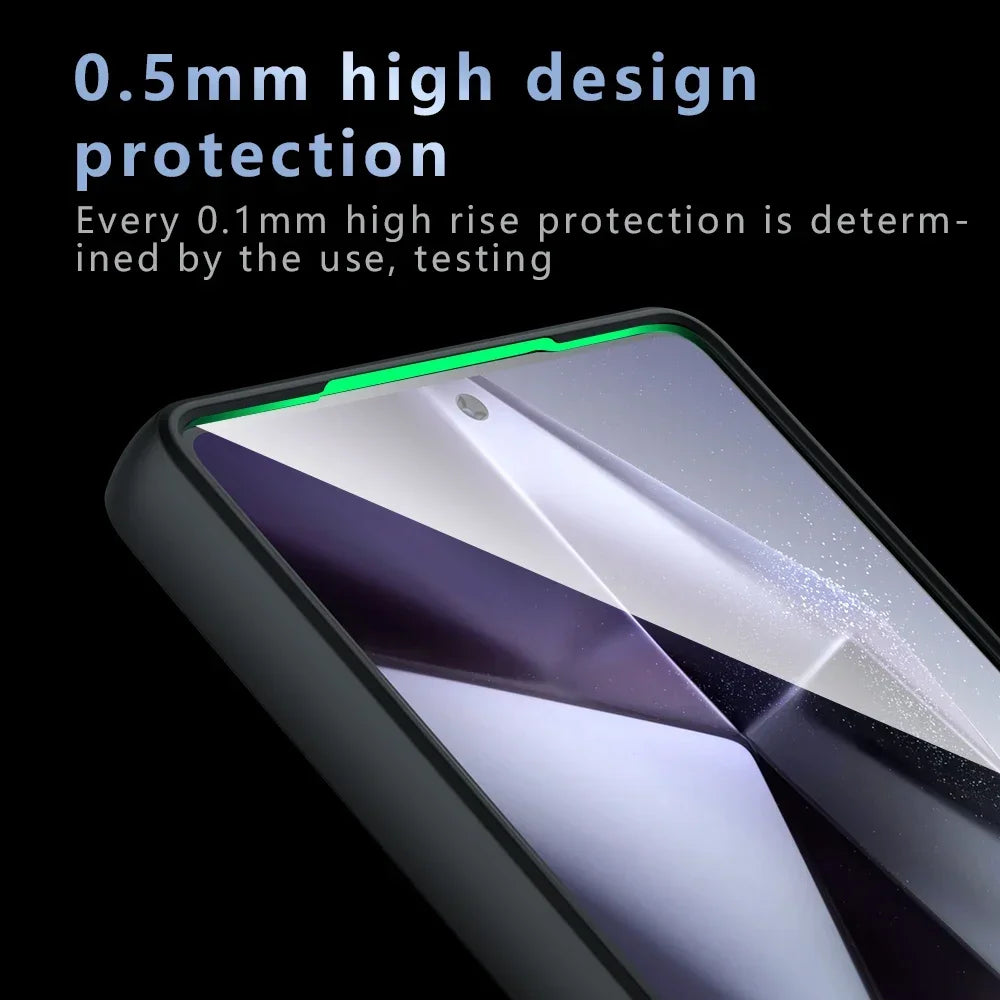 Shockproof Armor Matte Frosted Acrylic Case for Samsung Galaxy S25 Series