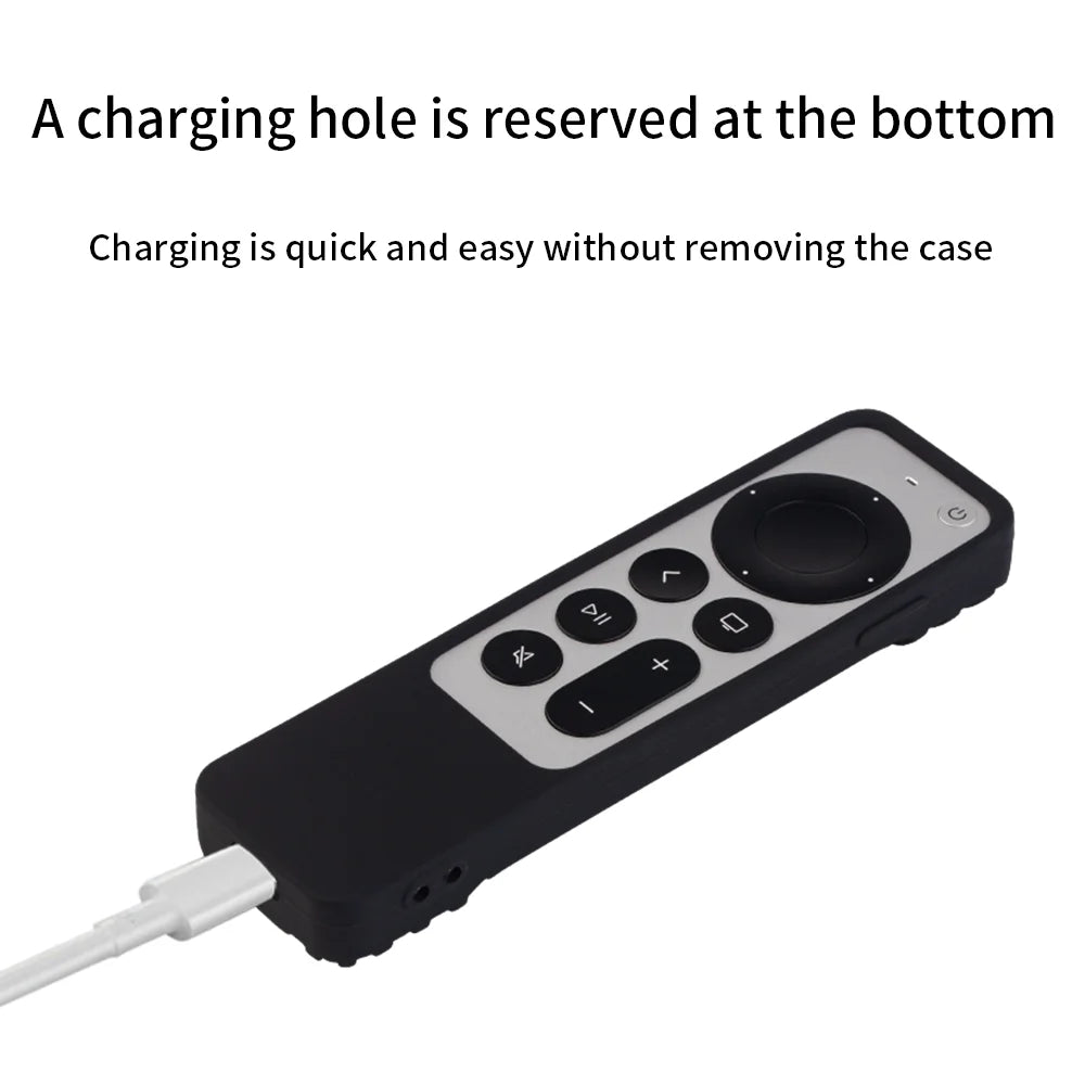 Silicone Anti-Slip Grip Case For Apple TV Siri Remote