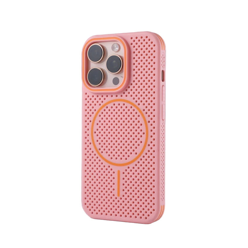 Ultra-Thin Honeycomb Mesh Cooling MagSafe Case for iPhone 16 Series