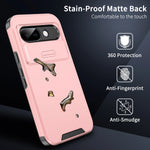 Heavy-Duty Rugged Armor Case with Sliding Camera Protection for Google Pixel 9A