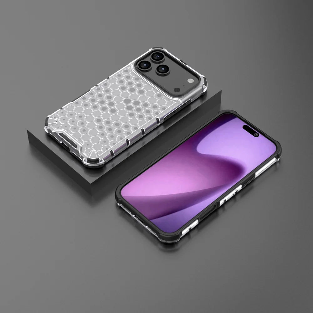 iPhone 17 Series Honeycomb Rugged Armor Protective Case