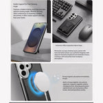 Shockproof Magnetic Leather Case with Removable Card Holder for Samsung Galaxy S26 Series