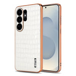 Crocodile Pattern Skin-Feel Phone Case for Samsung Galaxy S26 Series