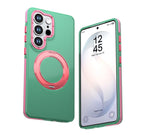 Micro-Matte Magnetic Case with 360° Rotating Ring Kickstand for Samsung Galaxy S24 Series