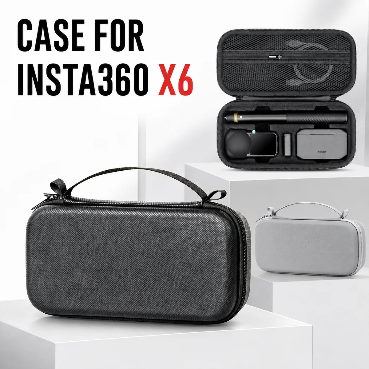Hard Shell Protective Carrying Case for Insta360 X6