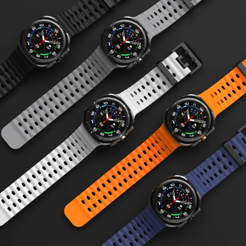 Breathable Ocean Silicone Band for Samsung Galaxy Watch Ultra