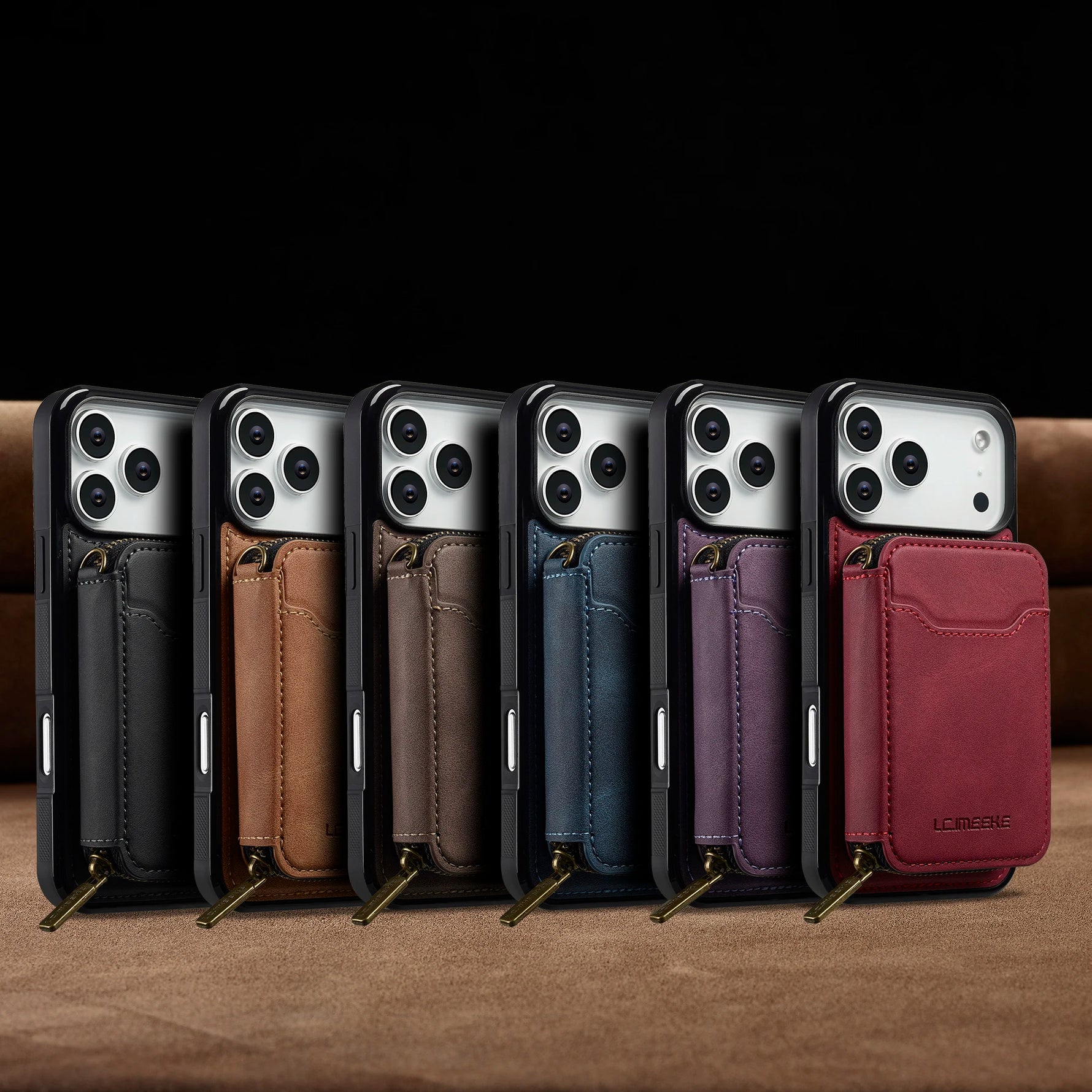 Premium Detachable MagSafe Case with Zipper Storage for iPhone 17 Series
