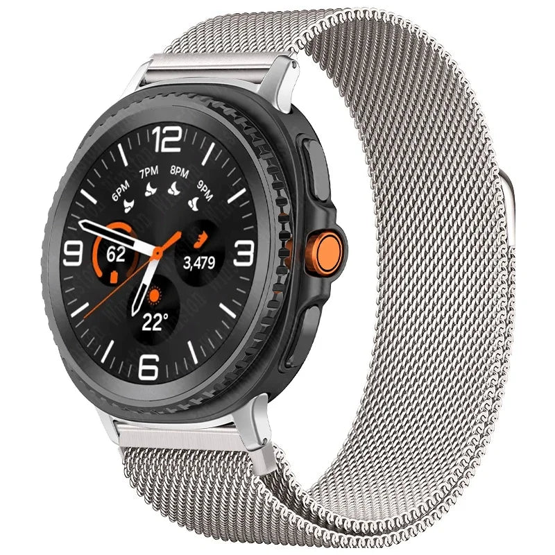 Stainless Steel Milanese Loop Strap for Samsung Galaxy Watch 8 & Galaxy Watch 8 Classic