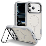 Durable Anti-Shock MagSafe Case with Built-in Lens Stand for iPhone 17 Series