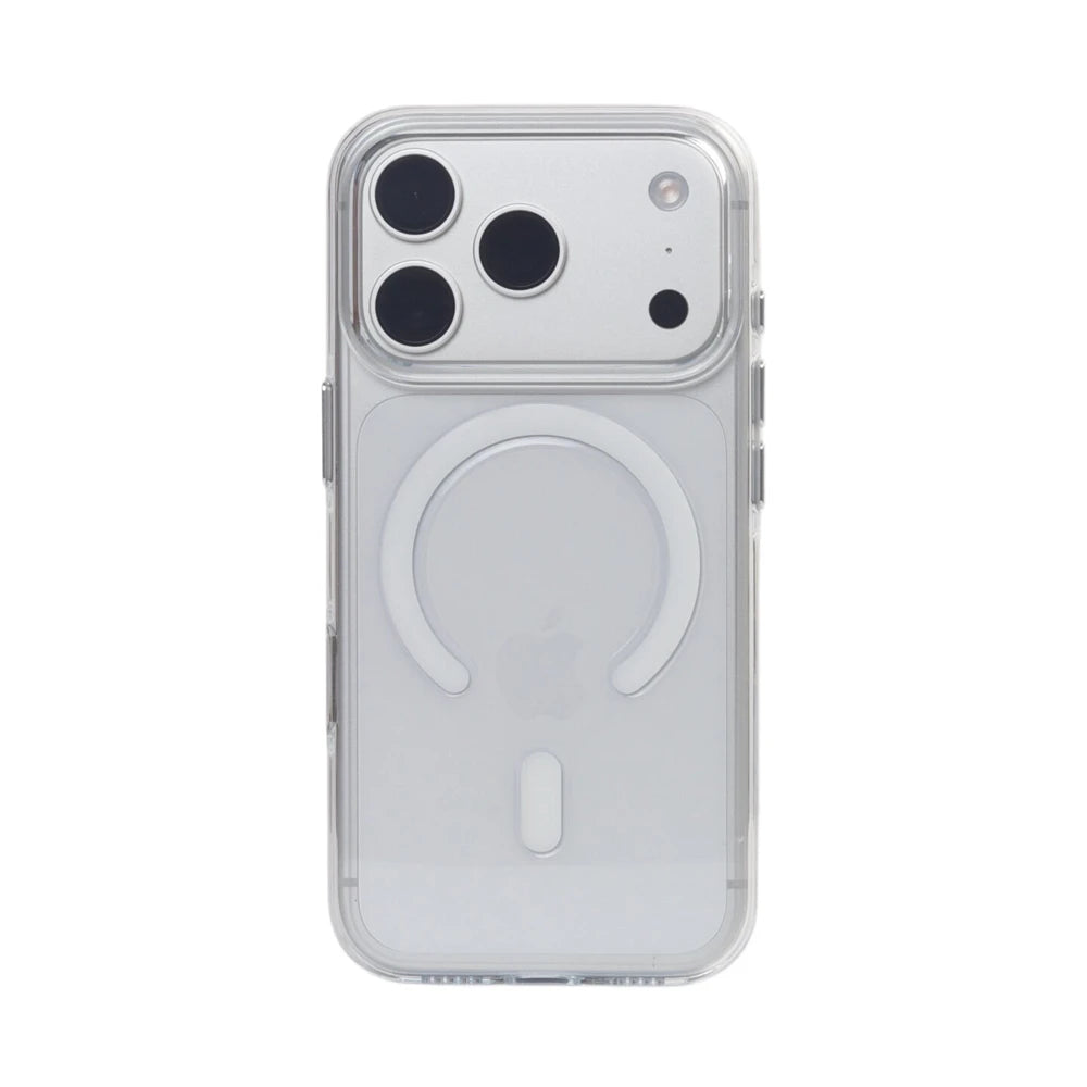 Transparent MagSafe Case with Raised Camera Ring Protection for iPhone 17 Series