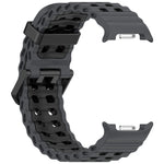 Perforated Silicone Watch Band with One-Click Installation for Samsung Galaxy Watch 9