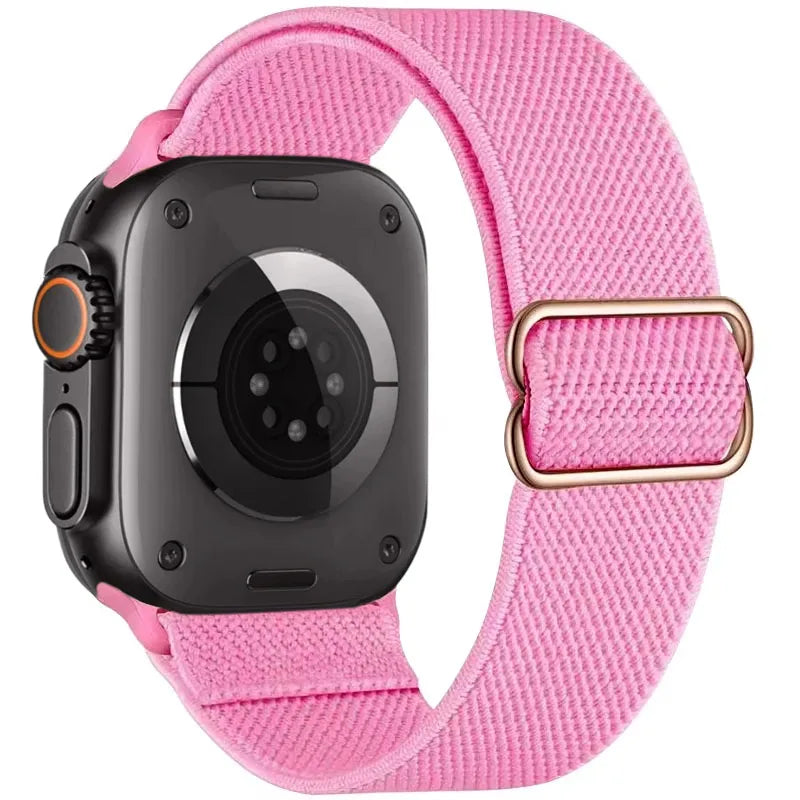 Soft Elastic Nylon Loop Strap for Apple Watch
