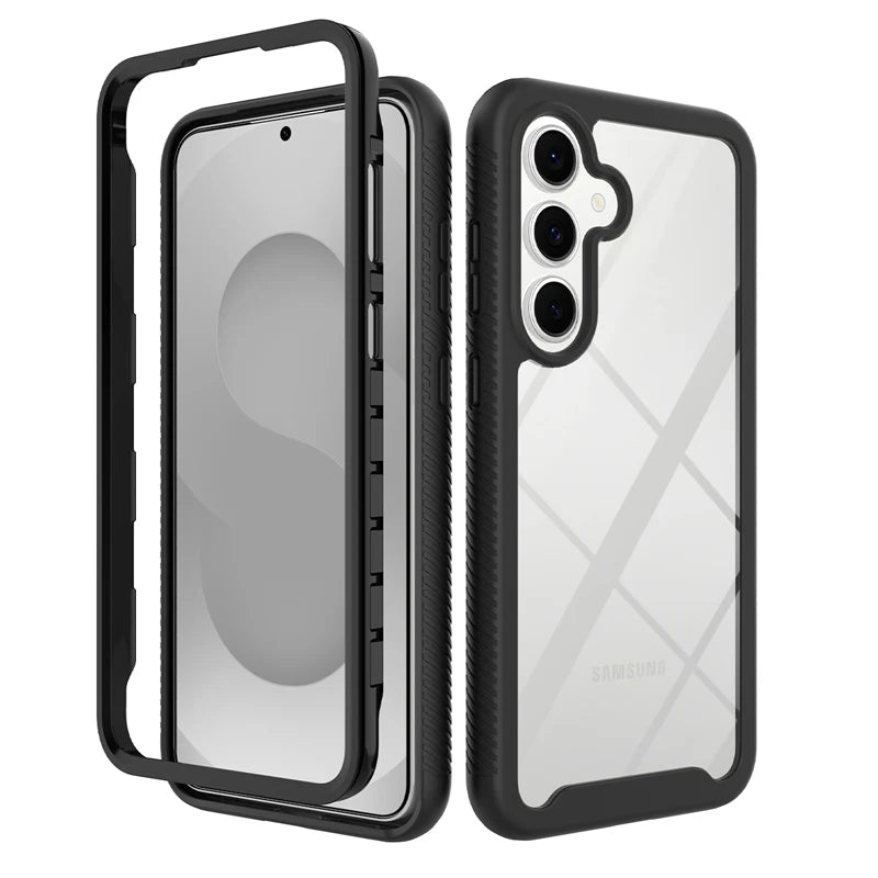 Crystal Clear TPU Bumper Case with Raised Edge Protection for Samsung Galaxy S26 FE