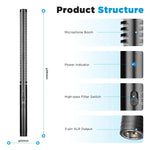 BOYA BY-BM6060L Super-Cardioid Shotgun Microphone with Switchable High-Pass Filter