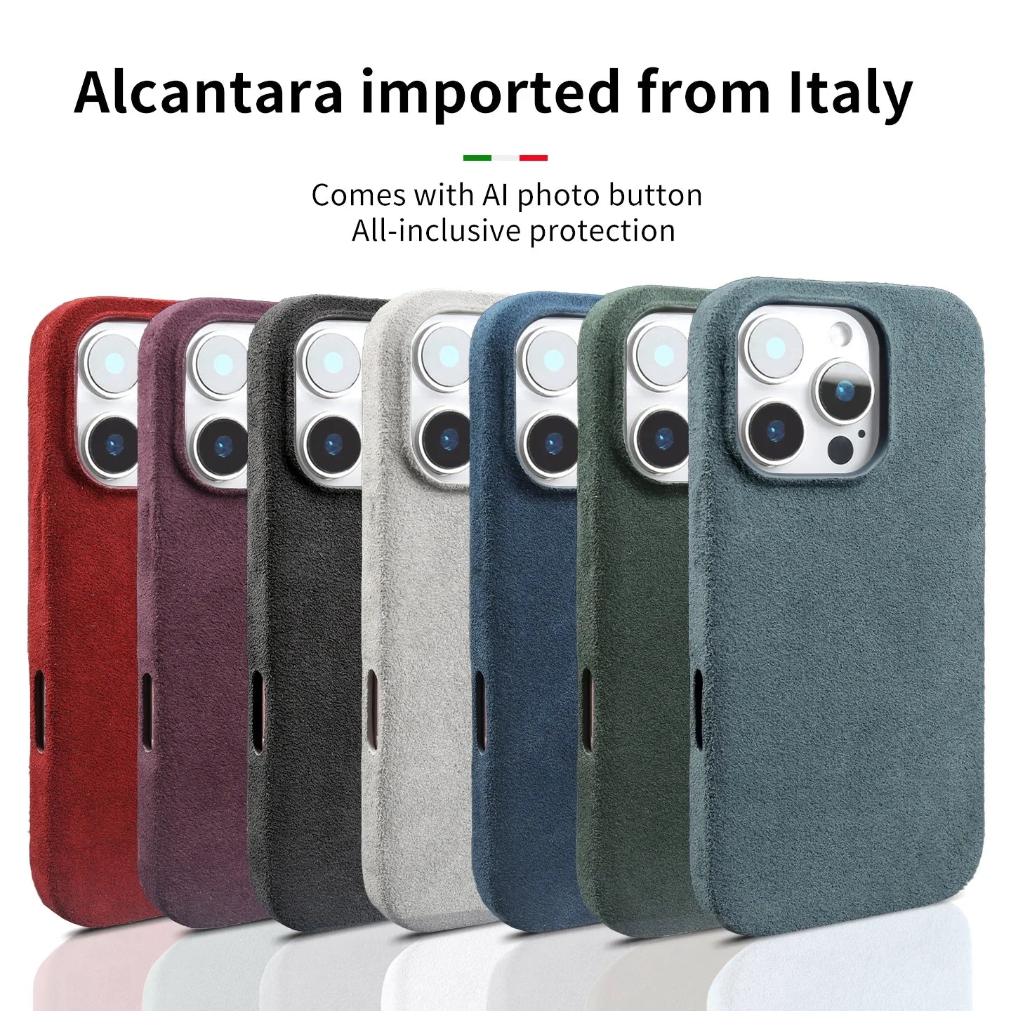 Luxury Alcantara MagSafe Case for iPhone 16 Series