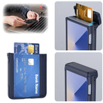 Slim Matte PC Wallet Case with Card Holder for Samsung Galaxy Z Flip 7