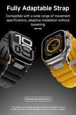 Heavy-Duty Silicone Watch Strap for Apple Watch