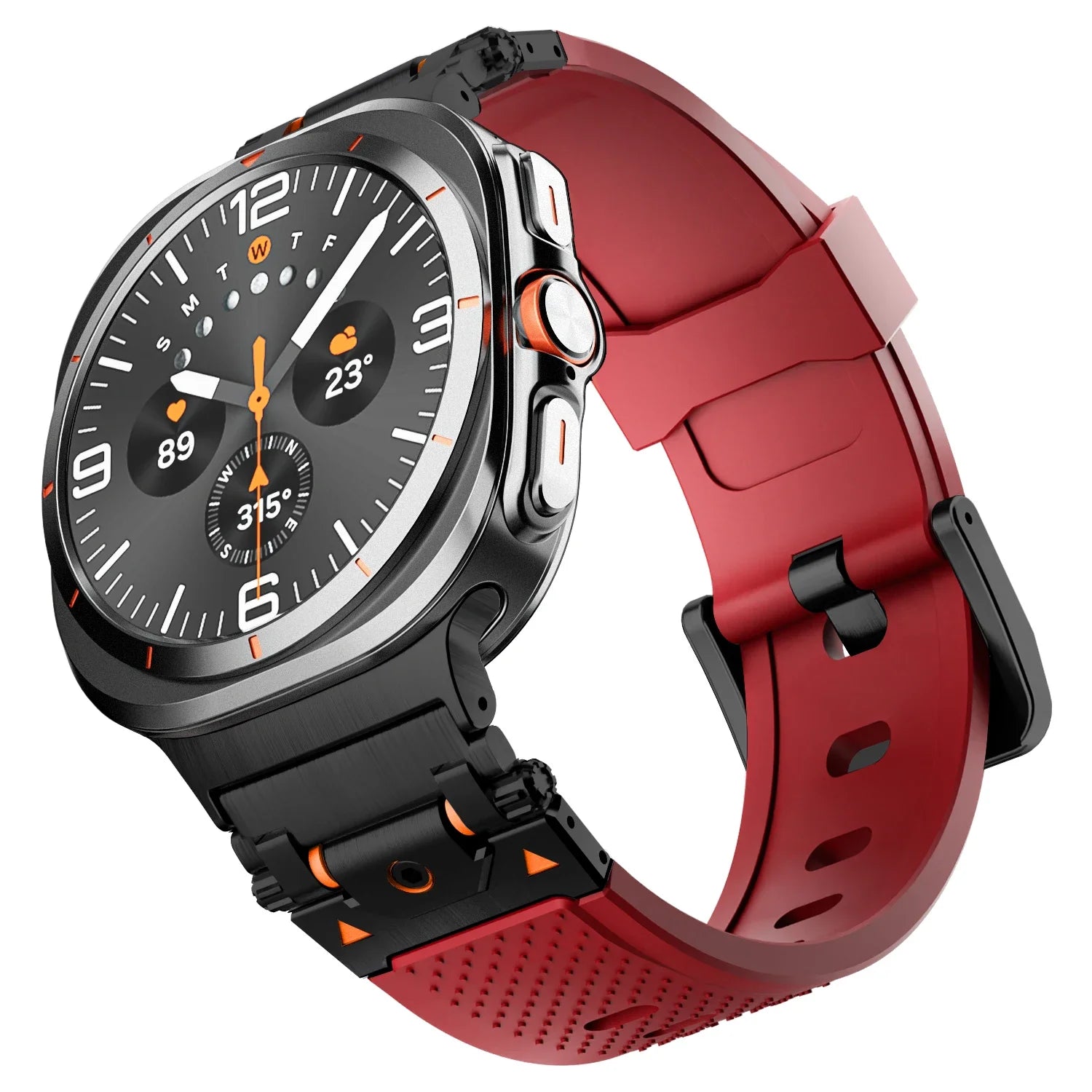 Rugged TPU Silicone Band for Samsung Galaxy Watch Ultra