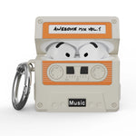 3D Cassette Tape Silicone Case for AirPods 4