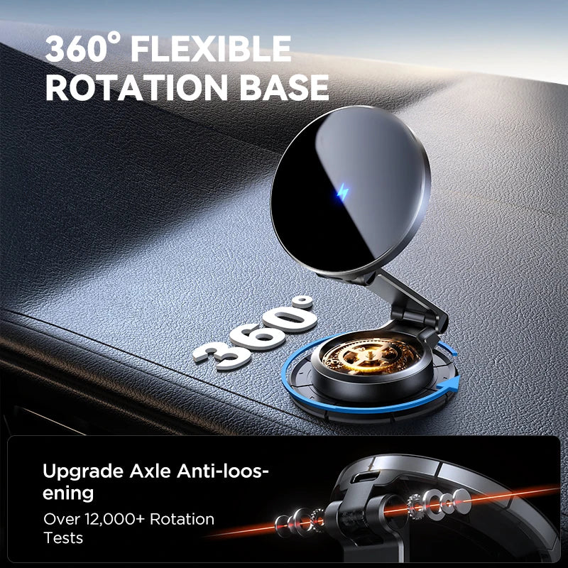Joyroom JR-ZS408 15W Magnetic Wireless Charging Car Mount - Fast and Secure