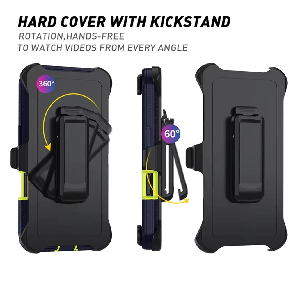 Armor Shockproof Defender Case for iPhone 16 Series